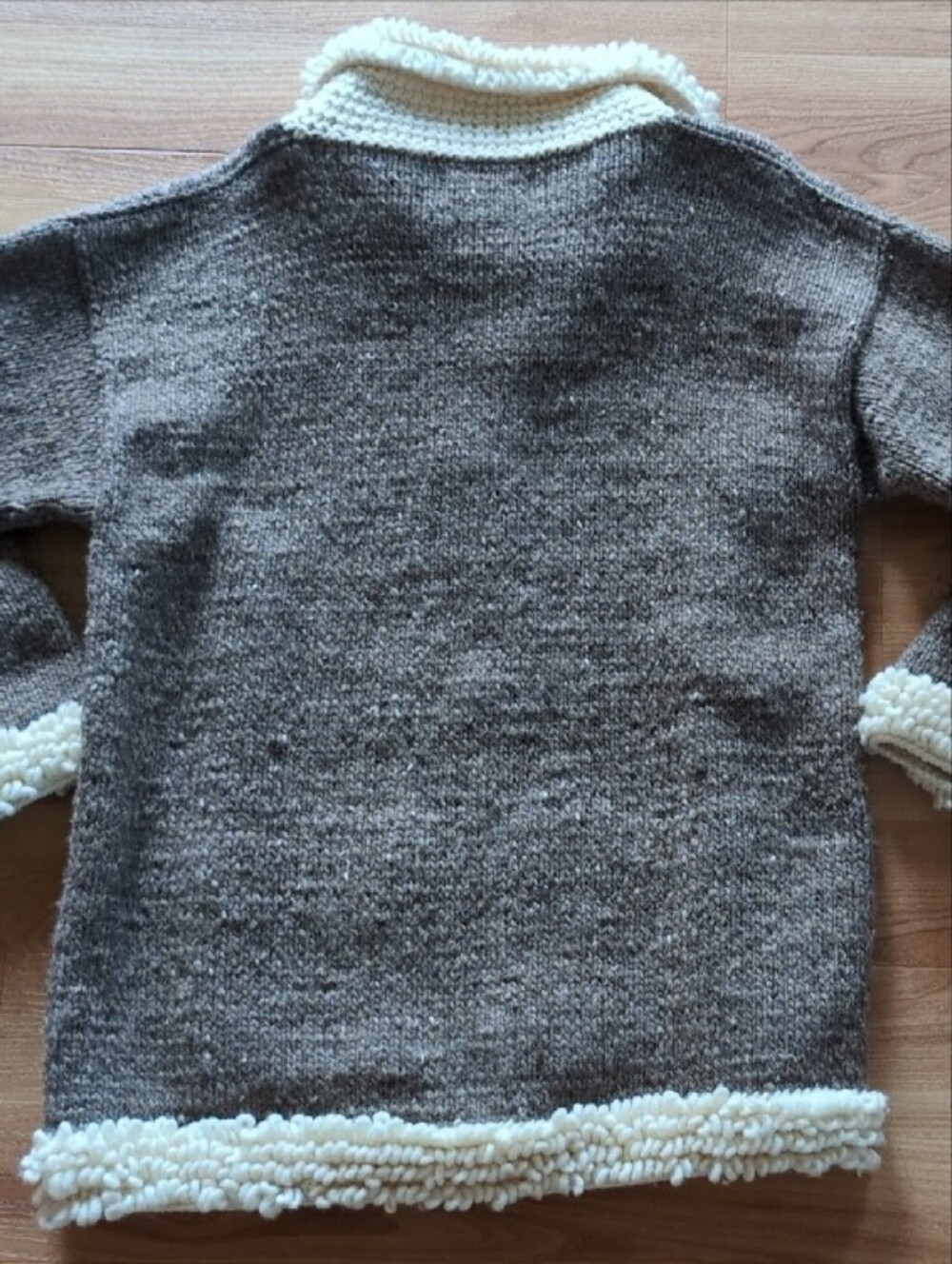 High Quality High Impact Wool Zip Front Sweater Jacket View 3